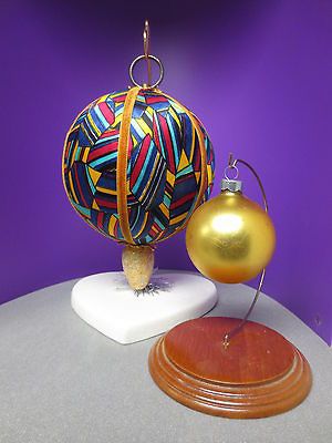 Christmas Large Musical Christmas Ball Multi Coloured Satin Plays