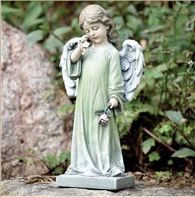 Weeping Angel Garden Memorial Statue Sympathy Tribute