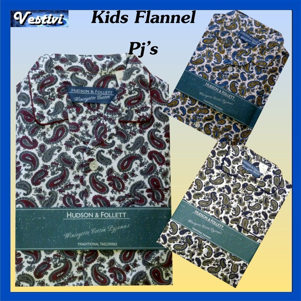 children s flannel pajamas