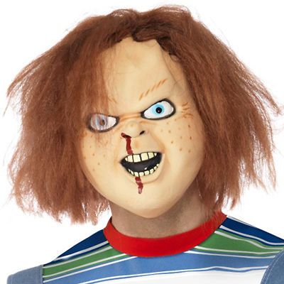 CHUCKY FULL OVERHEAD LATEX MASK HORROR HALLOWEEN ADULT FANCY DRESS