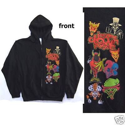 INSANE CLOWN POSSE CHARACTERS JOKER CARDS ZIP UP SWEATSHIRT HOODIE