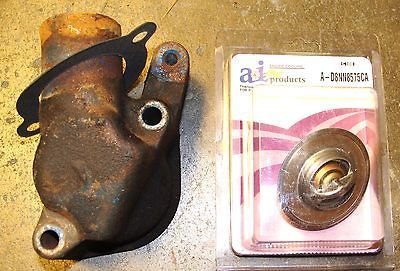 Ford Tractor & Industrial Engine Thermostat Housing / Thermostat