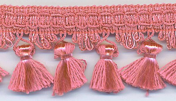 Trim~2 Bubble Gum Pink w/Scalloped Header~S31 Lipstick 6 YARDS