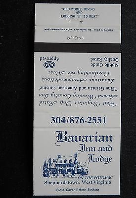 Bavarian Inn and Lodge on the Potomac Shepherdstown WV Matchbook