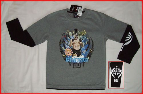 WWE WRESTLING Long Sleeve Top REY MYSTERIO s 8 10 12 14