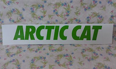ARCTIC CAT, Snowmobile, GREEN, Sticker/Decal, 9 x 1 1/2