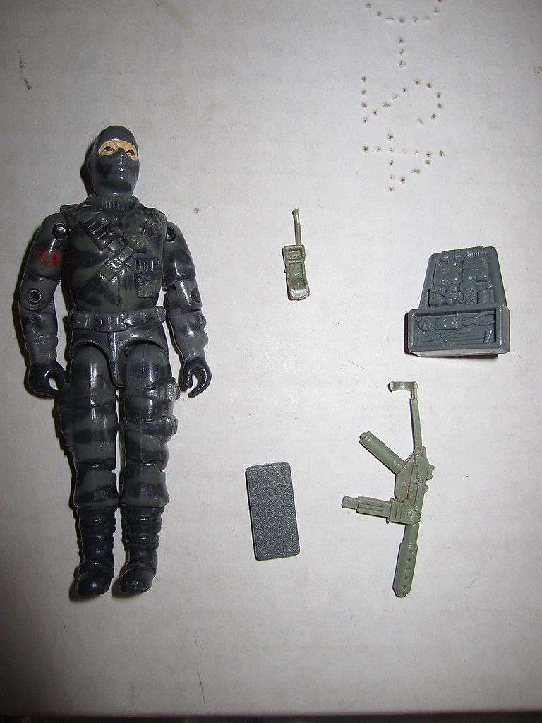 GI G I JOE COMPLETE COMP 1984 84 FIREFLY COBRA SABOTEUR GREEN PHONE