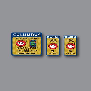 0025 Columbus GILCO MS DESIGN Bicycle Frame and Fork Stickers   Decals