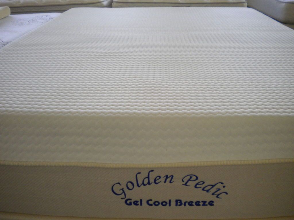 FROM A TEMPUR MATTRESS GRANDE GEL COOL BREEZE GOLDEN PEDIC MATTRESS