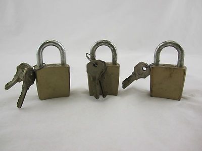 Corbin locks lock and key lock vintage collectible brass