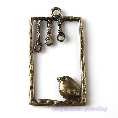 250x Birdcage Chandelier Connectors Bead Pendant 140791