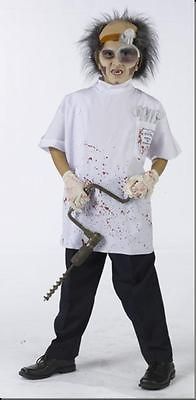 Scientist Driller Killer Dentist Doctor Horror Boys Child Costume NEW