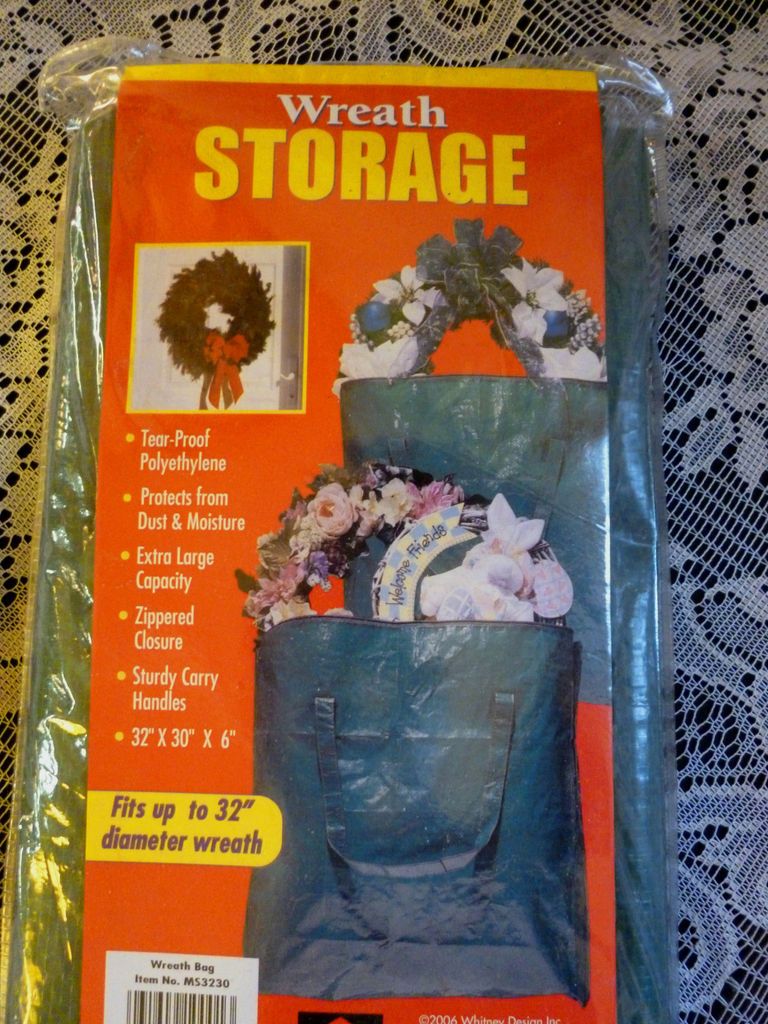 Wreath Storage Bag Christmas, seasonal craft , Brand new in sealed bag