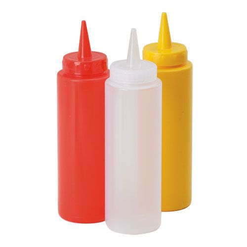 TRIO KETCHUP, MUSTARD AND MAYO SET / 12OZ SQUEEZE BOTTLE DISPENSER