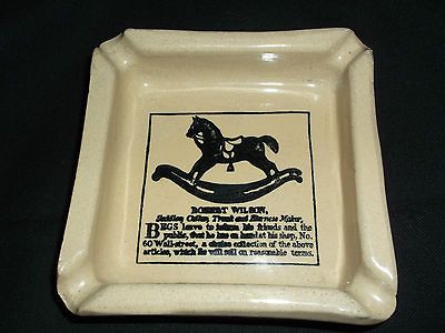 Moira Pottery England ROBERT WILSON Square Ashtray