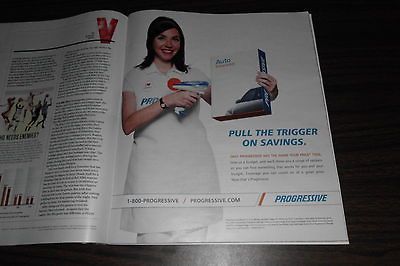 Print Ad Flo Progressive Insurance Stephanie Courtney Trigger 10x12