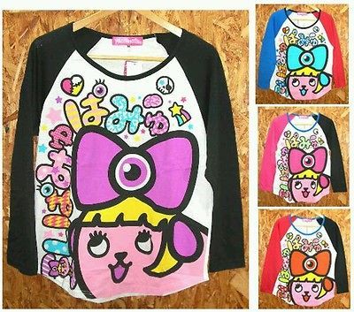 Kyary pamyu pamyu Collaboration Crazy raglan T shirt JAPAN Free ship