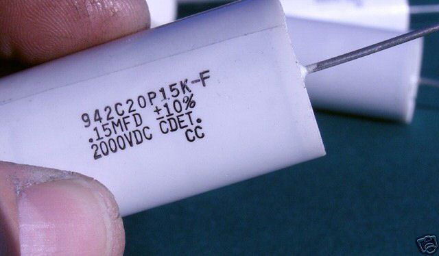 Tesla Capacitor Cornell Dubill ier 942C20P15K F