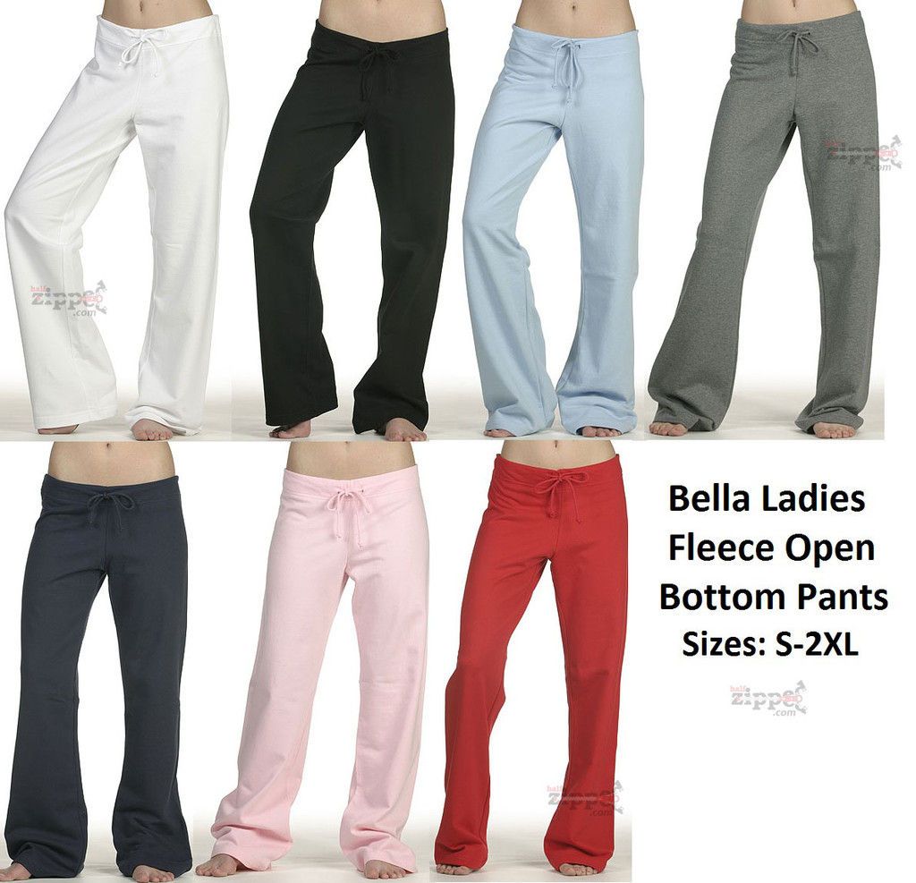 Bella Yoga Pant Cotton Fleece Sweatpant 7017 S 2XL