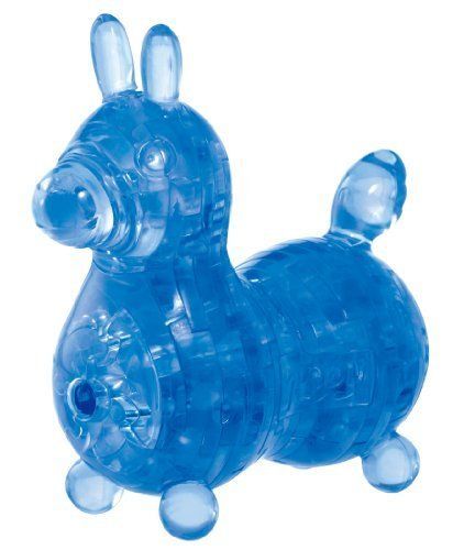 Crystal Gallery 3D Puzzle Rody Horse (Blue)   Hanayama