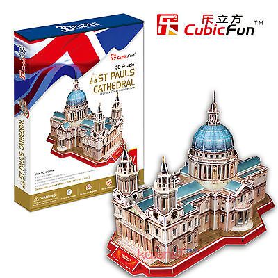 3D Puzzle Paper Model   ST Pauls Cathedral (UK) DIY Jigsaw MC117h