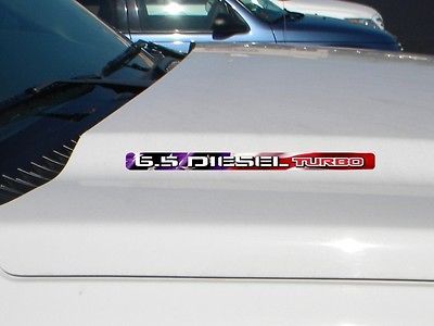 Turbo Diesel PATRIOTIC Hood   body   Decals Chevy GMC