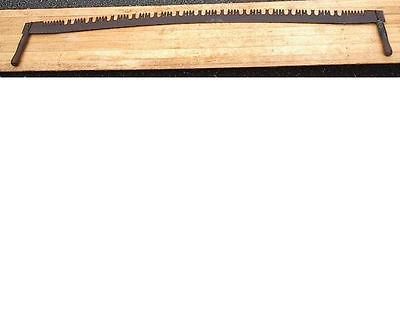 ANTIQUE Crosscut Saw 2 Man Wooden Handle 65 Blade