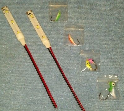 Ice fishing, shelter lights, jigs Marcum, Vexilar, Clam, Shappell