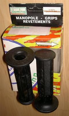 black grips Ducati Guzzi BMW Husqvarna CZ Trimuph BSA Norton