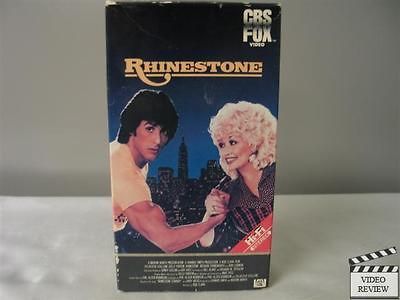 Rhinestone VHS Sylvester Stallone, Dolly Parton, Rhinestone, Richard