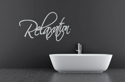 RELAXATION BATHROOM WALL BATH PANEL DECORATIVE IDEA