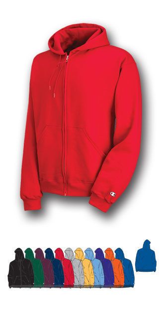 DOUBLE DRY ECO FLEECE FULL ZIP HOOD (S2404) S800 V