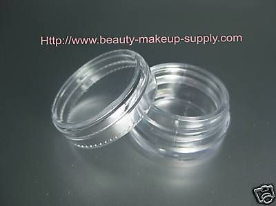 WHOLESALE LOT 500 LIP BALM CONTAINERS 3 GRAM JARS #5038