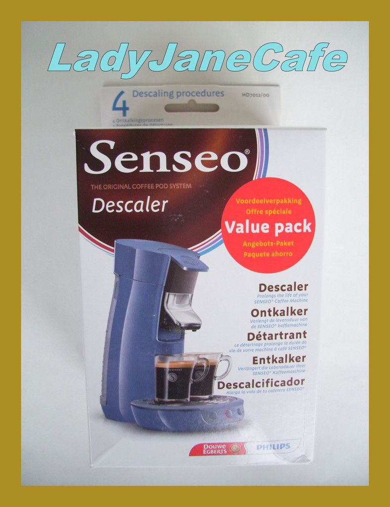 GENUINE PHILIPS SENSEO COFFEE MACHINE DESCALER, 8 Pack