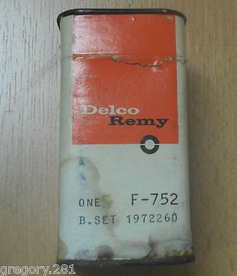 NOS Delco Remy F752 1972260 Brush Set Ford Mercury  1961 1978 Factory