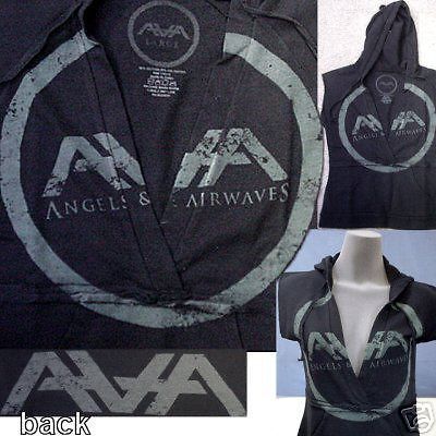 ANGELS & AIRWAVES HOODED SLEEVELESS SHIRT LADIES MEDIUM NEW