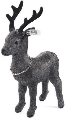 NEW LTD STEIFF STAG GRAPHITE DEER SWAROVSKI Ideal I Love You Gift BEAR