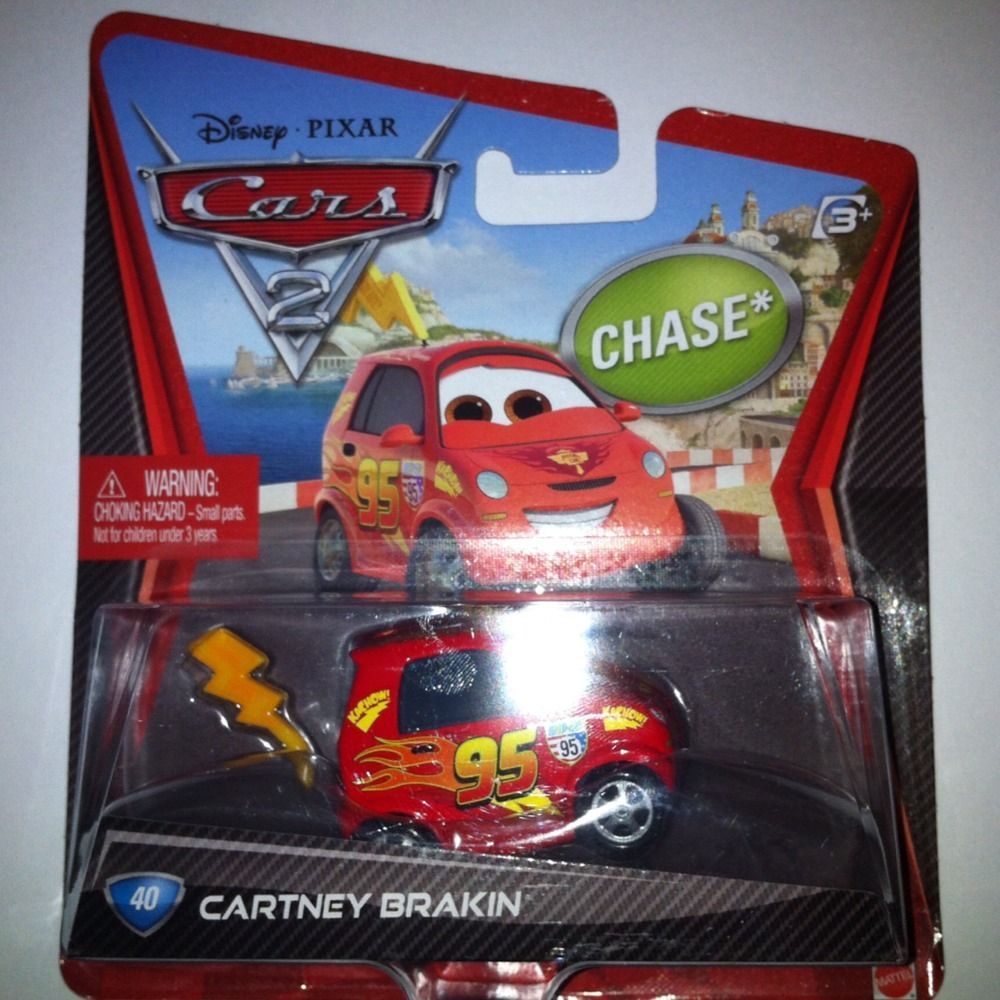 Disney Pixar Cars 2 Cartney Brakin #40 Chase New Release VHTF