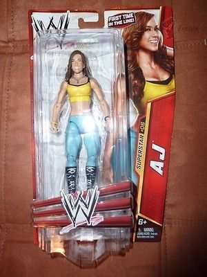 Mattel WWE Series 24 Superstars #06 AJ *First Time in the Line* NIB