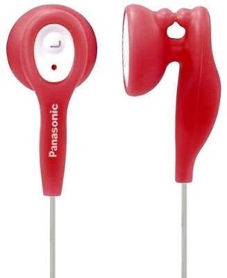 Panasonic RPHV21R In ear Headphones Earphones For iPod  Player Red