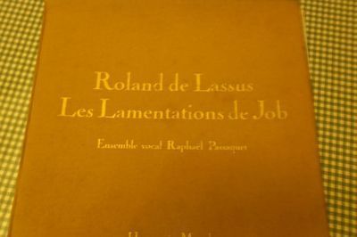 2LP BOX/ROLAND DE LASSUS/LES LAMENTATIONS DE JOB/R.PASSAQUE T/HARMONIA