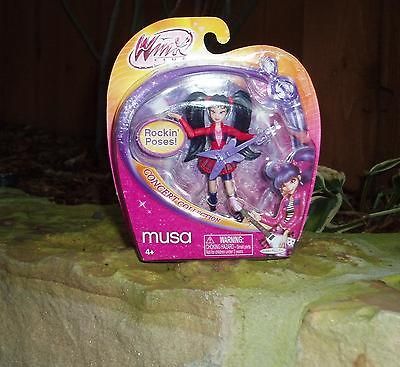 NIB MUSA Winx Club Doll 3.75 inch Rockin Poses Concert Collection