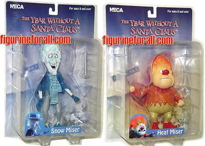 NECA The Year Without Santa Claus HEAT & SNOW MISER 7 Action Figures