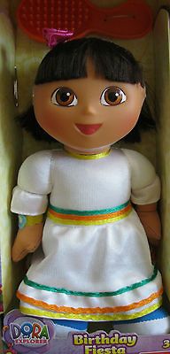 Fisher Price Dora The Explorer Birthday Fiesta Doll New