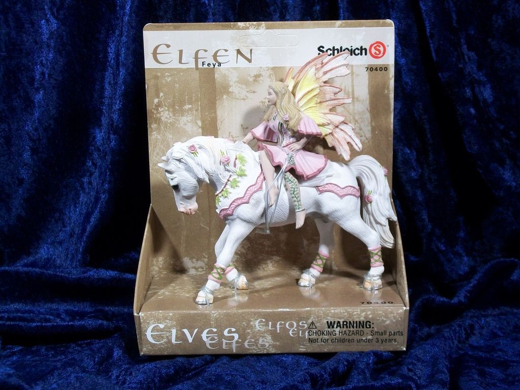 Schleich Elves 70400   Feya   Elf on Horse Figurine