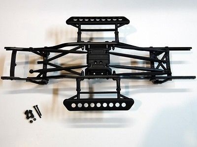 Axial SCX10 Honcho Chassis, Frame, Braces, Linkage, Rock Rails W/ 4