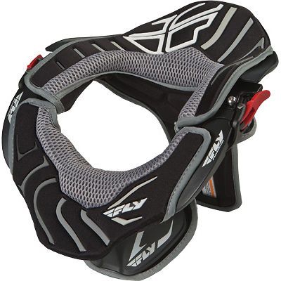 FLY RACING ZENITH LEATT NECK BRACE BLACK L/XL