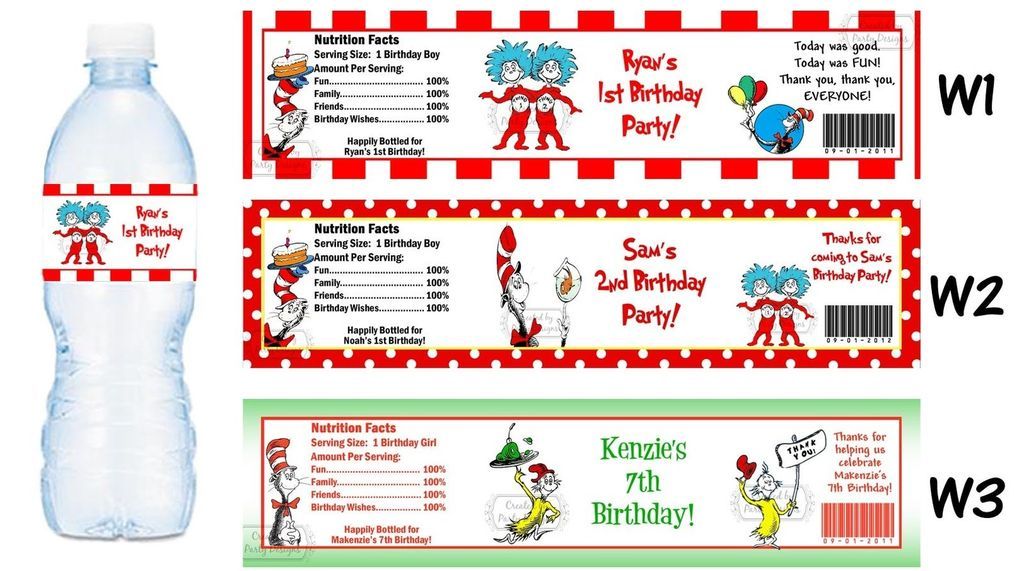 dr.seuss birthday party