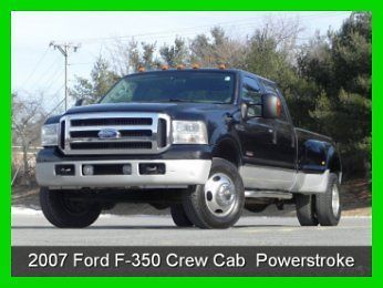 XLT Dually 07 Ford F350 XLT Super Duty Crew Cab Dually FX4 6.0L Pow