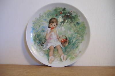 MARIE ANGE~LE S ENFANTS DE DURAND~LIMOGES PLATE~